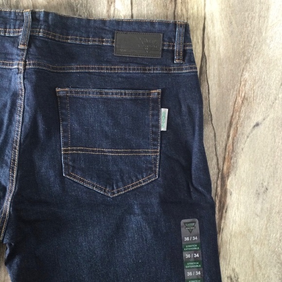 GATTS Workwear Stretch 36/34 Jeans SMR-300 Blue Denim - Picture 8 of 16